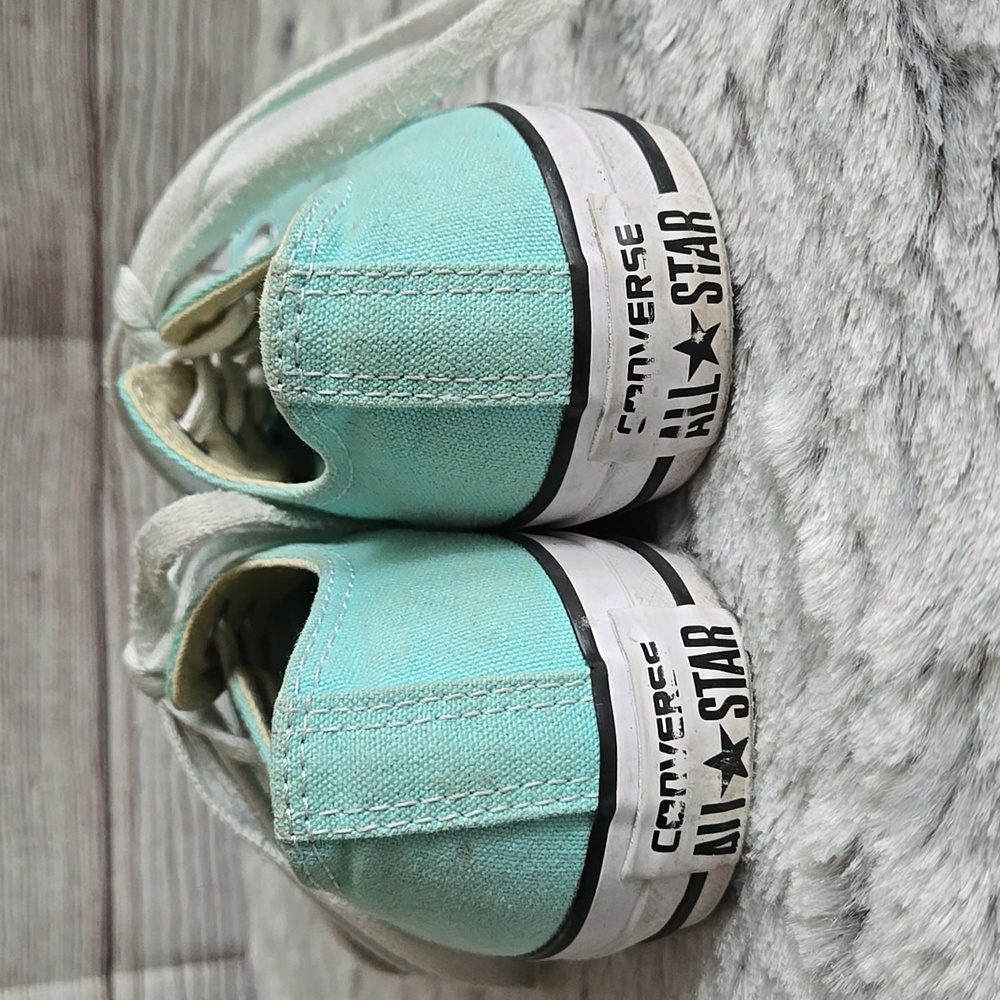 Converse Teal Sneakers, Womens Size 6, Great Condition - Picture 4 of 10